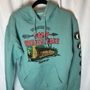 Camp Crystal Lake Graphic Hoodie - Teal